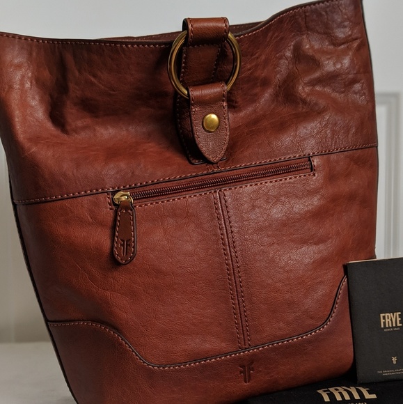 Frye Handbags - NWT! Frye Cognac Leather Ring Hobo Shoulder Bag